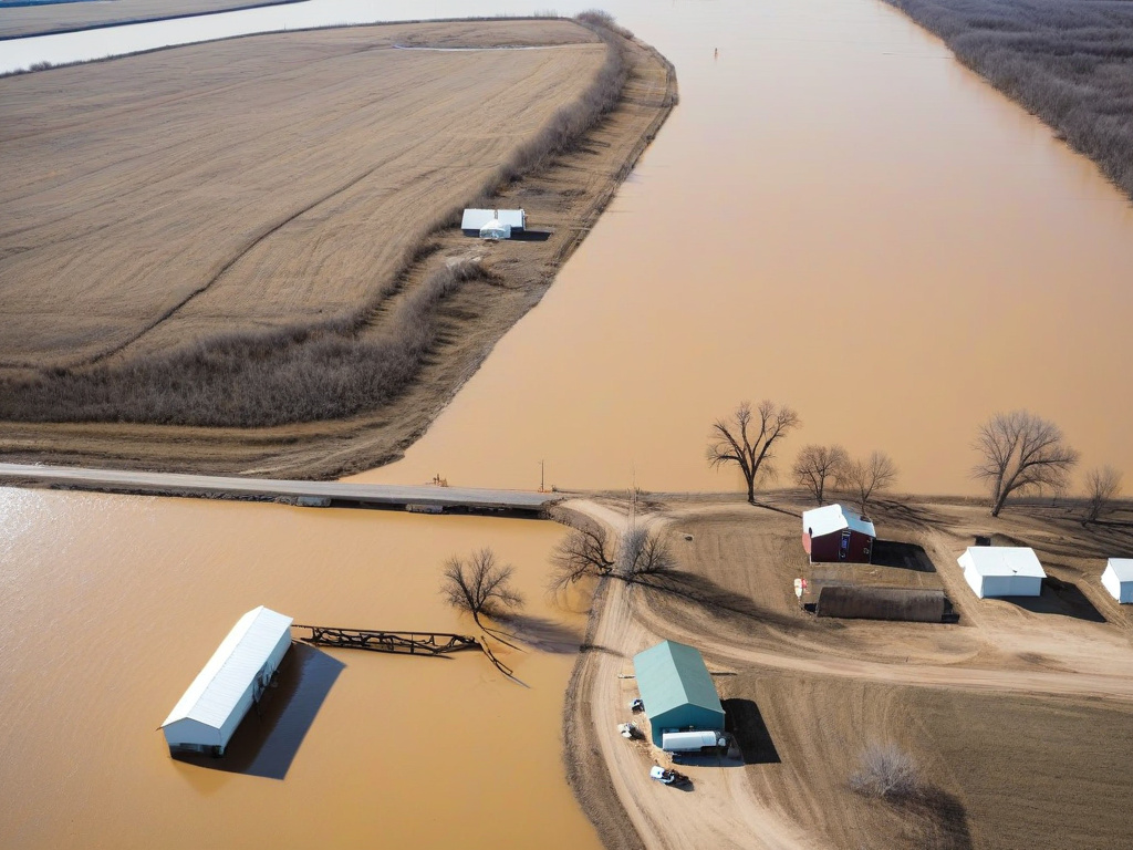 Biohazard Remediation After Missouri River Flooding Near Yankton